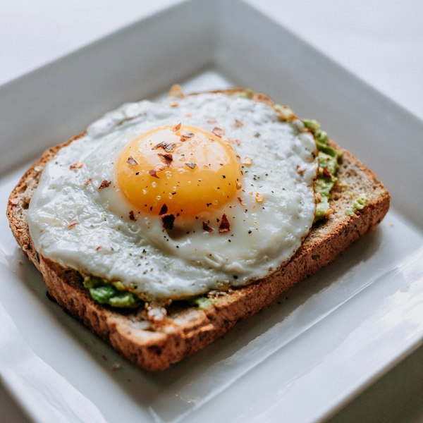 Breakfast menu example